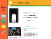 Tablet Screenshot of careerstrategists.net